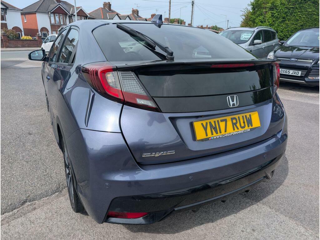 Honda Civic 1.8 I-vtec Se Plus Navi Euro 6 S S Blue #5