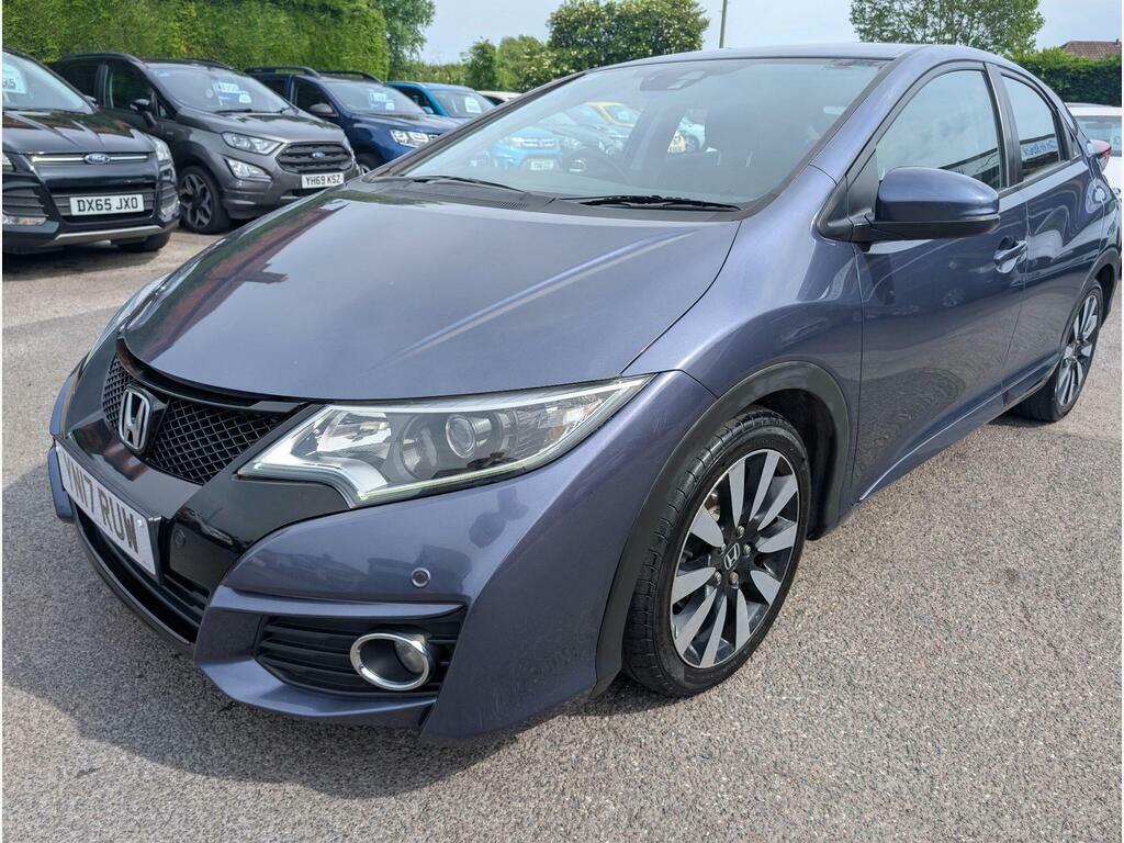 Honda Civic 1.8 I-vtec Se Plus Navi Euro 6 S S Blue
