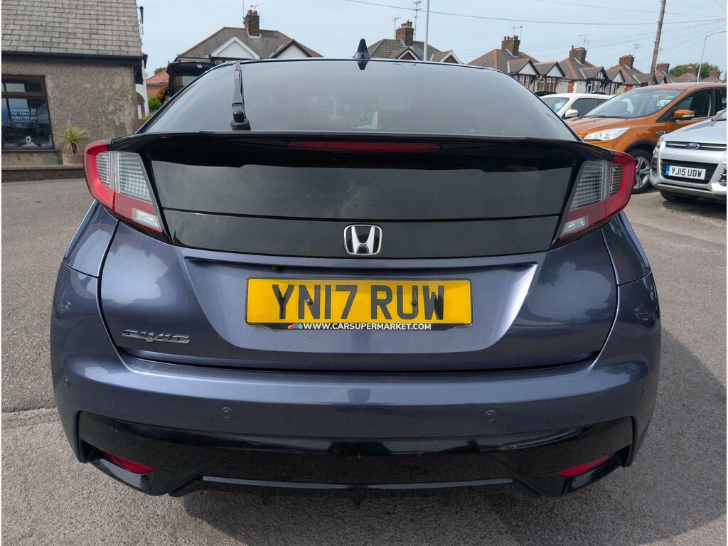 Honda Civic 1.8 I-vtec Se Plus Navi Euro 6 S S Blue #6
