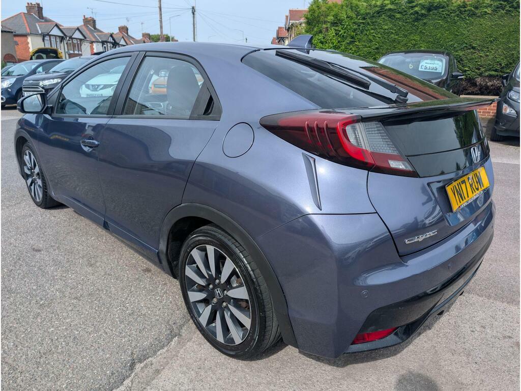 Honda Civic 1.8 I-vtec Se Plus Navi Euro 6 S S Blue #4
