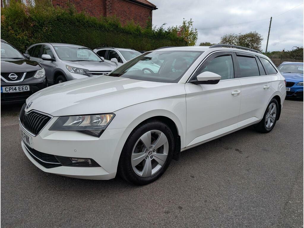 Skoda Superb 2.0 Tdi Se Business Euro 6 S S White #2