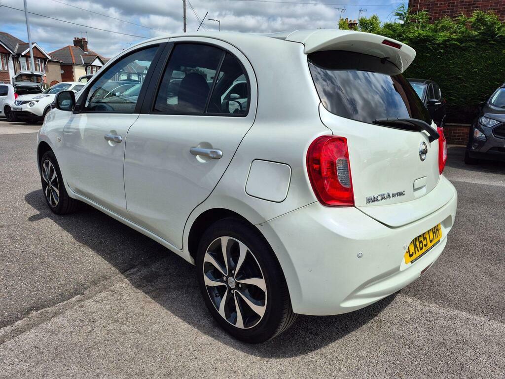 Nissan Micra 1.2 N-tec Euro 6 CK65CHH White #3