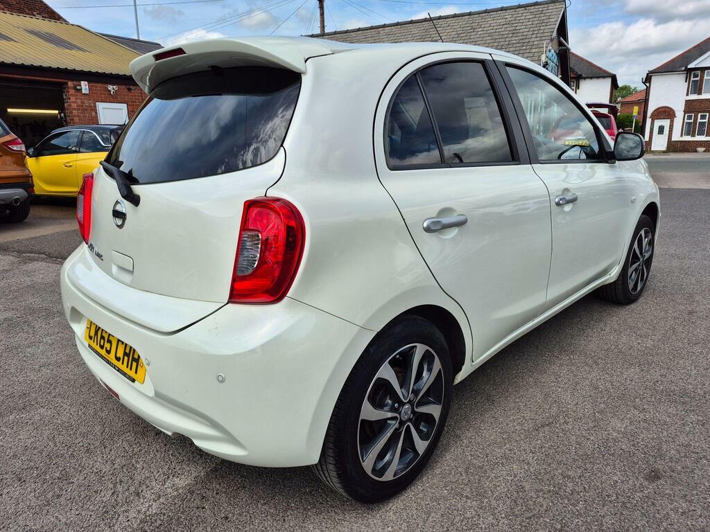 Nissan Micra 1.2 N-tec Euro 6 CK65CHH White #5