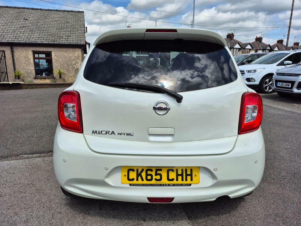 Nissan Micra 1.2 N-tec Euro 6 CK65CHH White #4