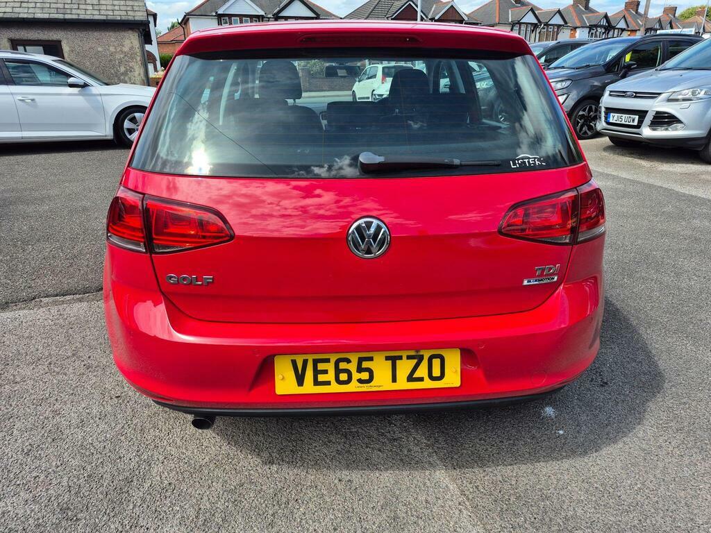 Volkswagen Golf 1.6 Tdi Bluemotion Tech Match Euro 6 S S Red #4