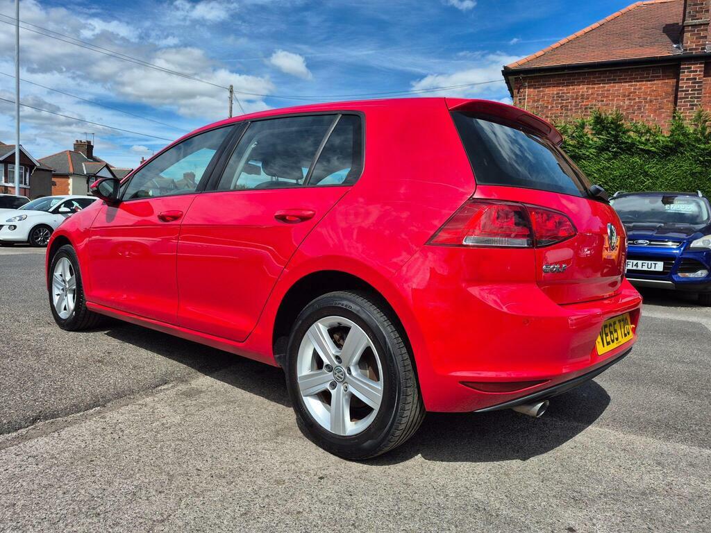 Volkswagen Golf 1.6 Tdi Bluemotion Tech Match Euro 6 S S Red #3