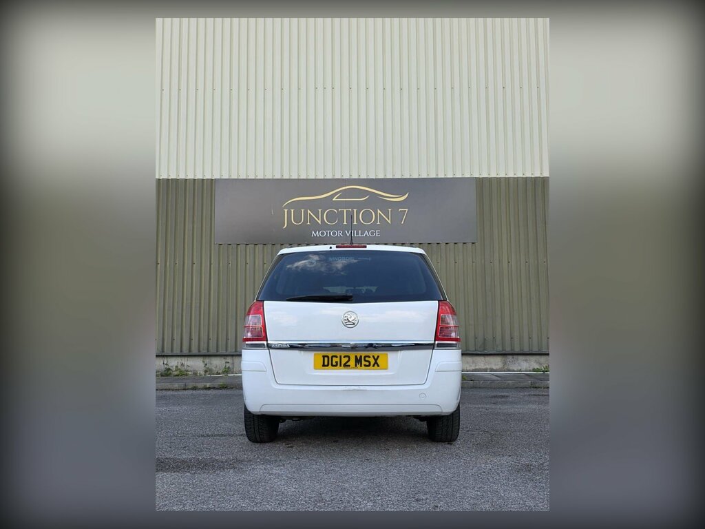 Vauxhall Zafira 1.6 16V Exclusiv Euro 5 White #2