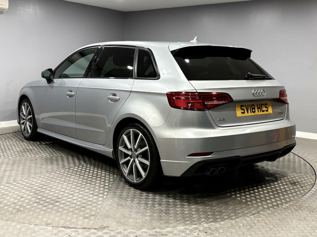 Audi A3 1.5 Tfsi Cod Black Edition Sportback Euro 6 Ss SV18HCS Silver #5