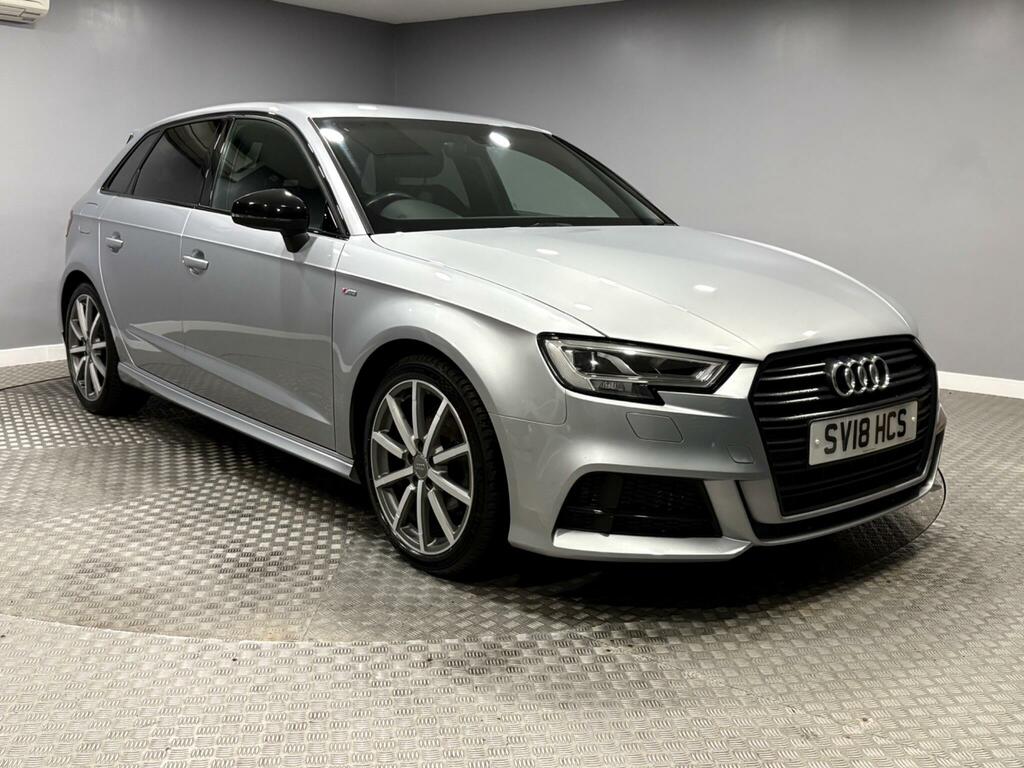 Audi A3 1.5 Tfsi Cod Black Edition Sportback Euro 6 Ss Silver