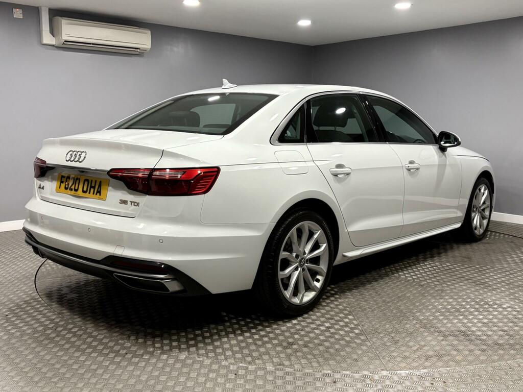 Audi A4 2.0 Tdi 35 Sport S Tronic Euro 6 Ss FG20OHA White #3