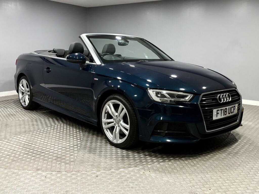 Audi A3 Cabriolet 2.0 Tfsi 40 S Line S Tronic Quattro Euro 6 Ss 2 Blue