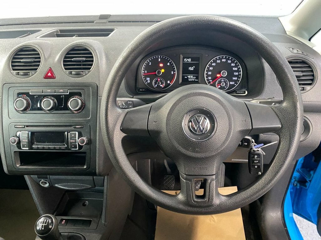 Volkswagen Caddy 1.6 Tdi C20 Startline Panel Van White #11