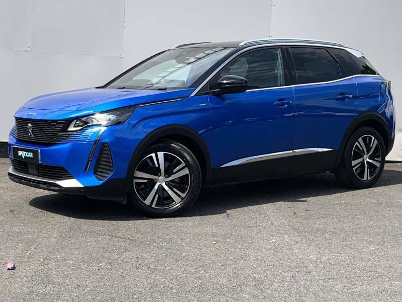 Peugeot 3008 1.6 13.2Kwh Gt E-eat Euro 6 Ss - 2022 22 FL22YXH Blue #3