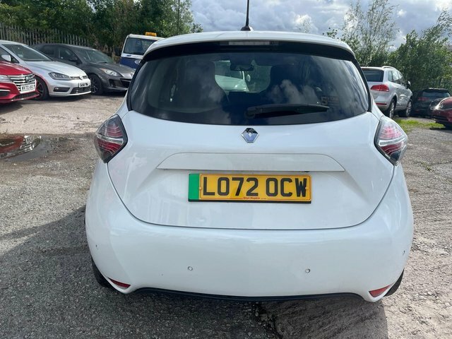 Renault Zoe R135 Ev50 52Kwh Gt Line Rapid Charge White #5