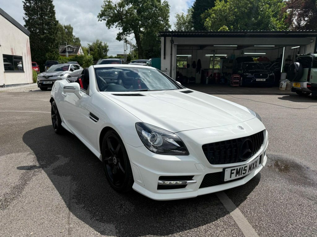 Mercedes-Benz SLK 2.1 Slk250d Amg Sport G-tronic Euro 6 S S White #4