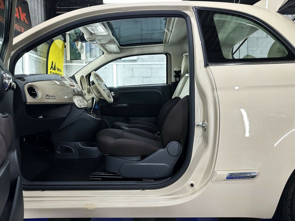 Fiat 500 1.2 500 Lounge S-a White #17