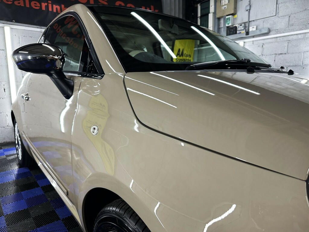 Fiat 500 1.2 Lounge Dualogic Euro 4 RE62YPK Beige #3
