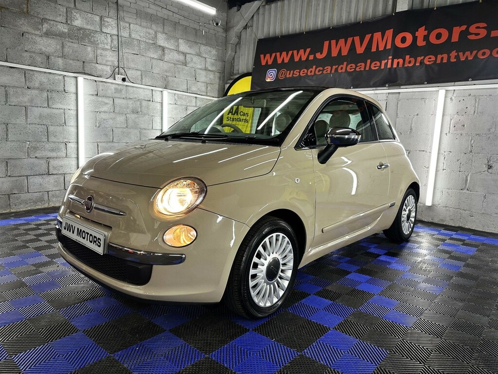 Fiat 500 1.2 500 Lounge S-a White #7
