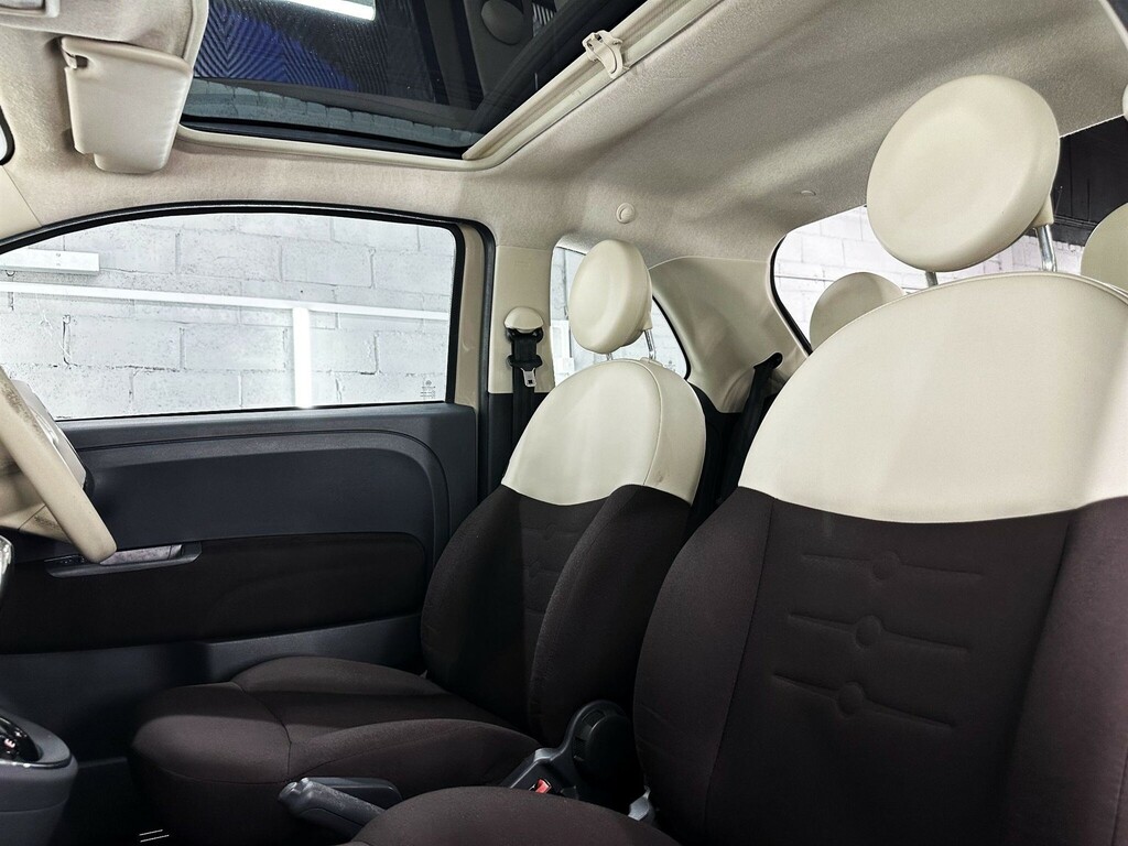 Fiat 500 1.2 500 Lounge S-a White #19
