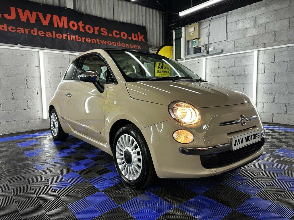 Fiat 500 1.2 Lounge Dualogic Euro 4 RE62YPK Beige #2