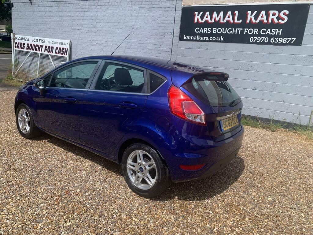 Ford Fiesta 1.6 Zetec Powershift Euro 5 SC63OCZ Blue #4