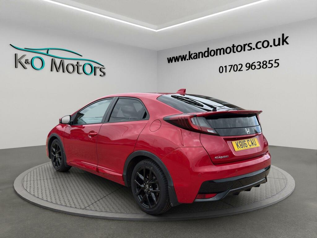 Honda Civic 1.8 I-vtec Sport Navi Euro 6 Ss KO16CAU Red #4