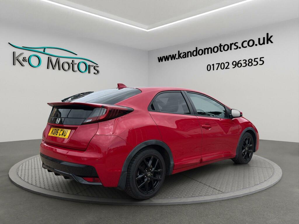 Honda Civic 1.8 I-vtec Sport Navi Euro 6 Ss KO16CAU Red #6