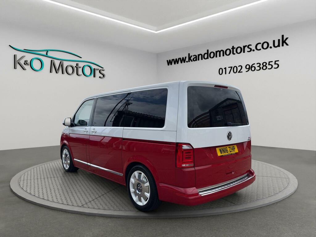 Volkswagen Caravelle 2.0 Bitdi Bluemotion Tech Generation Six Dsg Euro WN16ZHP Red #4