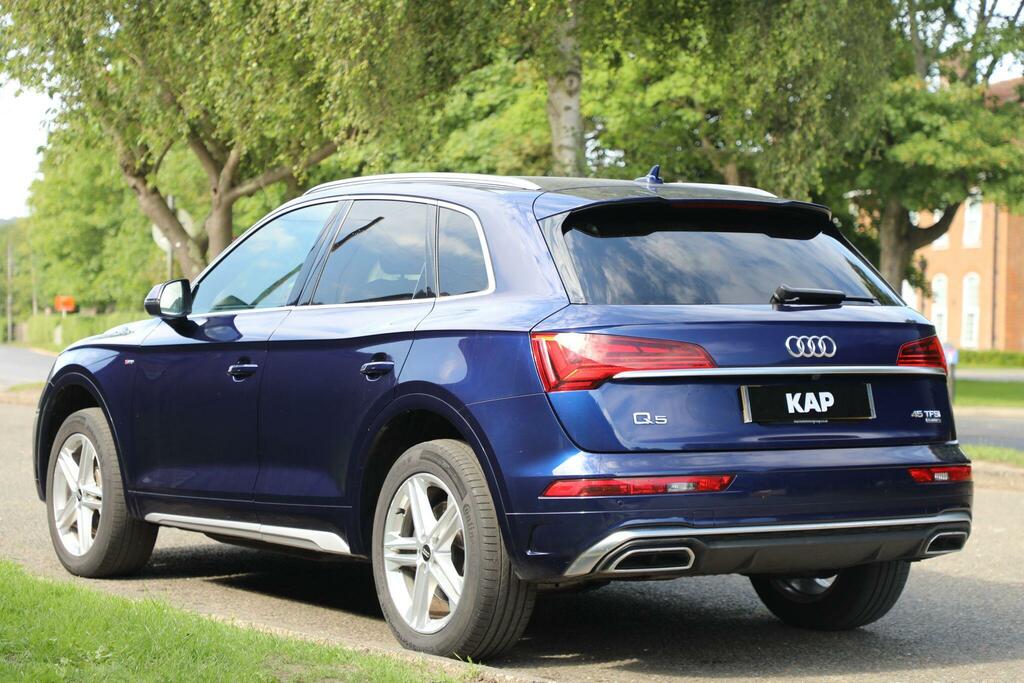 Audi Q5 S Line 2.0 Tfsi 45 S Line S Tronic Quattro Euro 6 Blue #4