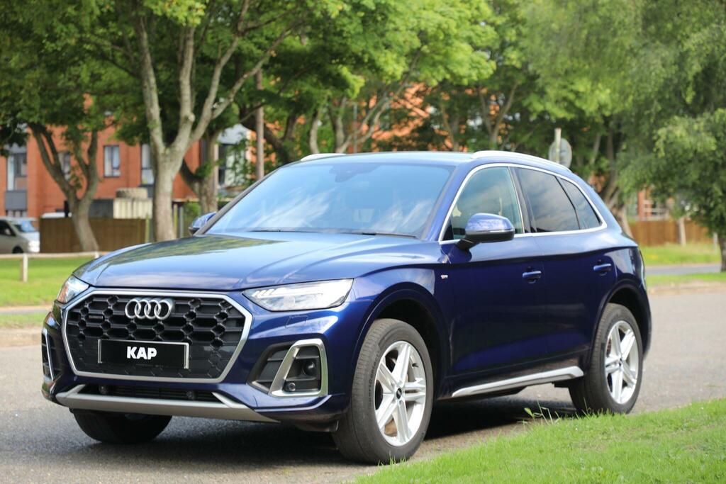 Audi Q5 S Line 2.0 Tfsi 45 S Line S Tronic Quattro Euro 6 Blue #3