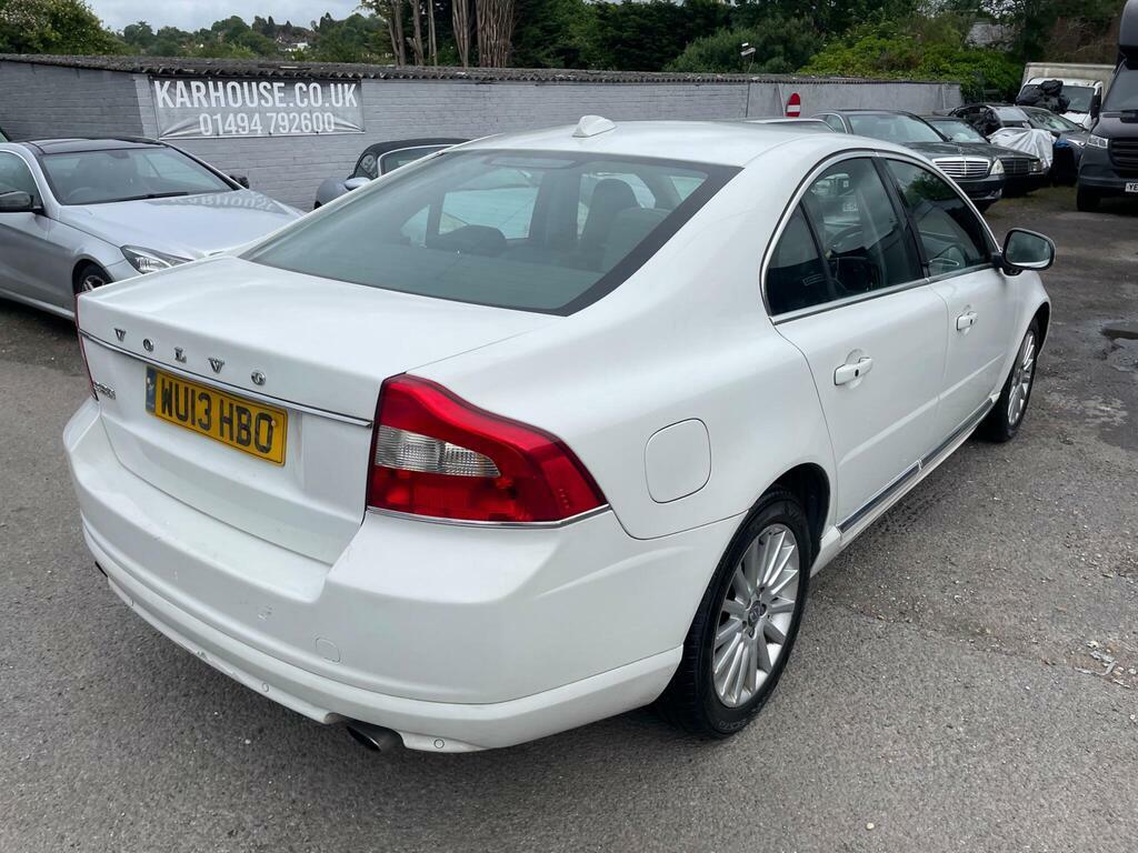Volvo S80 2.4 D5 Se Lux Geartronic Euro 5 White #5
