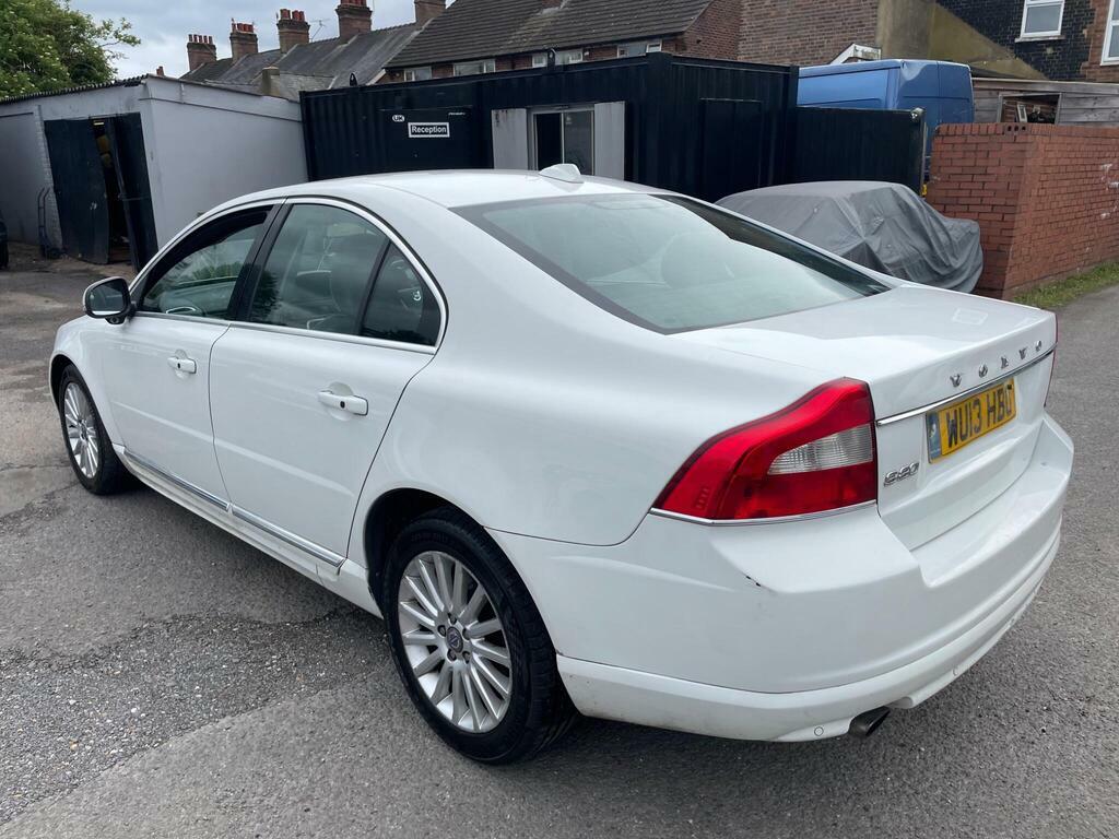 Volvo S80 2.4 D5 Se Lux Geartronic Euro 5 White #4