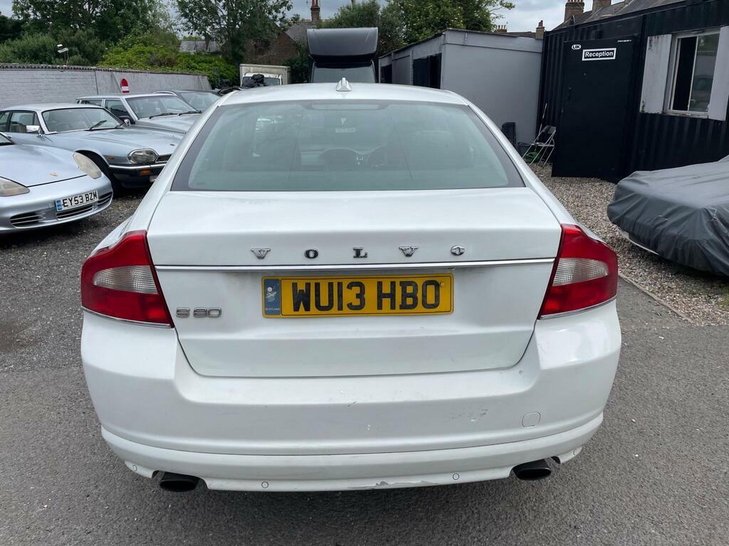 Volvo S80 2.4 D5 Se Lux Geartronic Euro 5 White #5