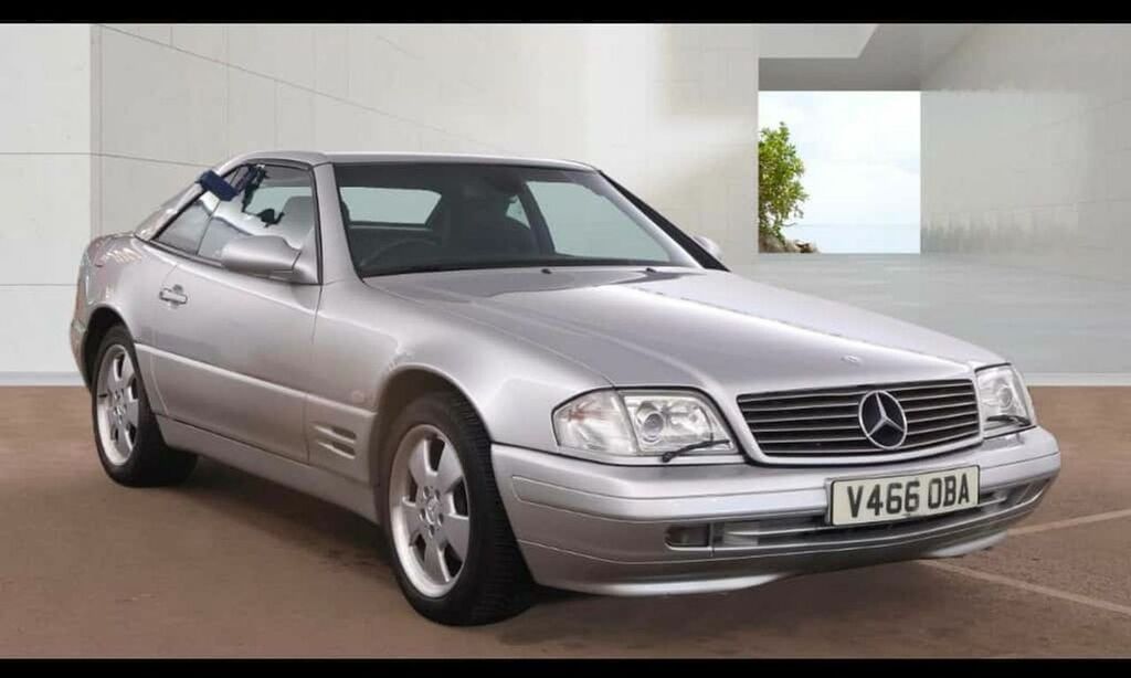 Mercedes-Benz SL Class Sl320 3.2 V6 Convertible Facelift Example,fsh Su Silver