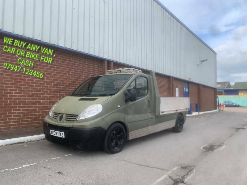 Renault Trafic Pcll29dci 115 Platform Cab - 2009 Green