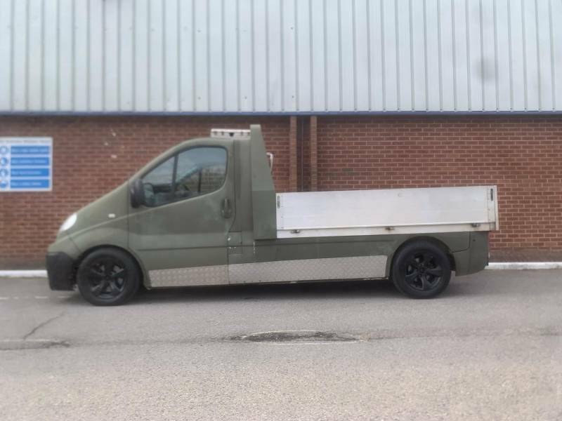 Renault Trafic Pcll29dci 115 Platform Cab - 2009 Green #3