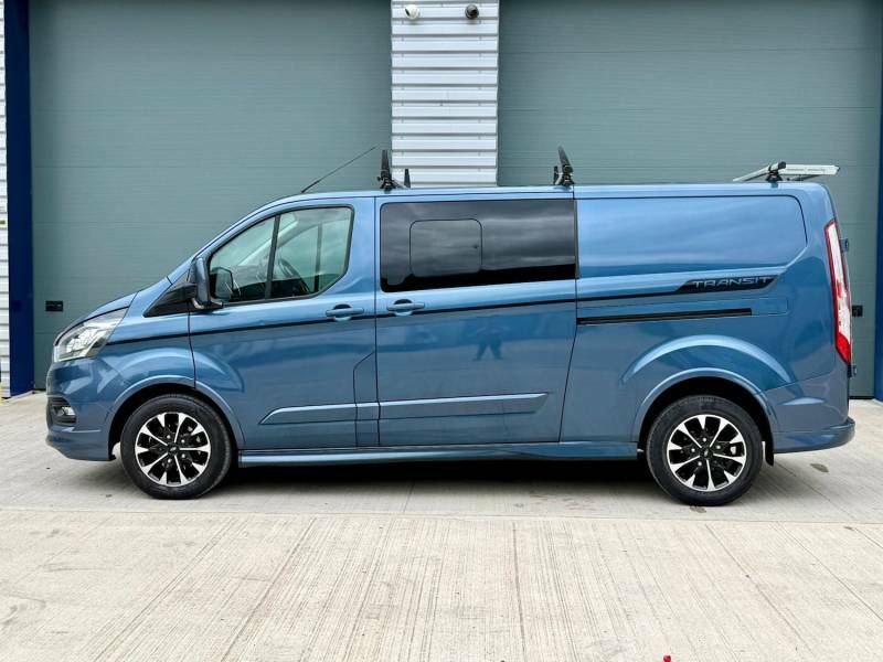 Ford Transit Custom 2.0 Ecoblue 185Ps Low Roof Dcab Sport Van Blue #3