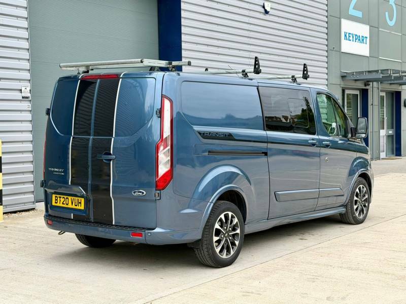 Ford Transit Custom 2.0 Ecoblue 185Ps Low Roof Dcab Sport Van Blue #6