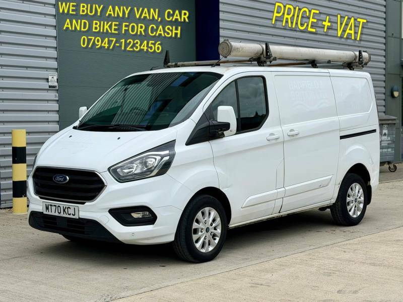 Ford Transit Custom 2.0 Ecoblue 130Ps Low Roof Limited Van - 2020 MT70KCJ White