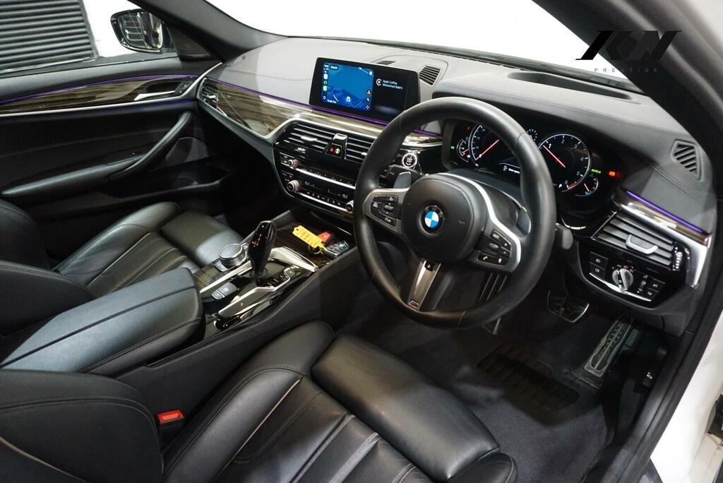 BMW 5 Series M Sport White #5