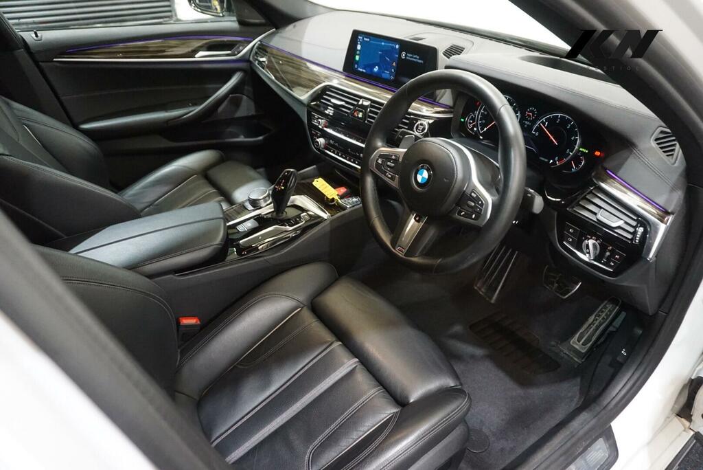 BMW 5 Series M Sport White #4