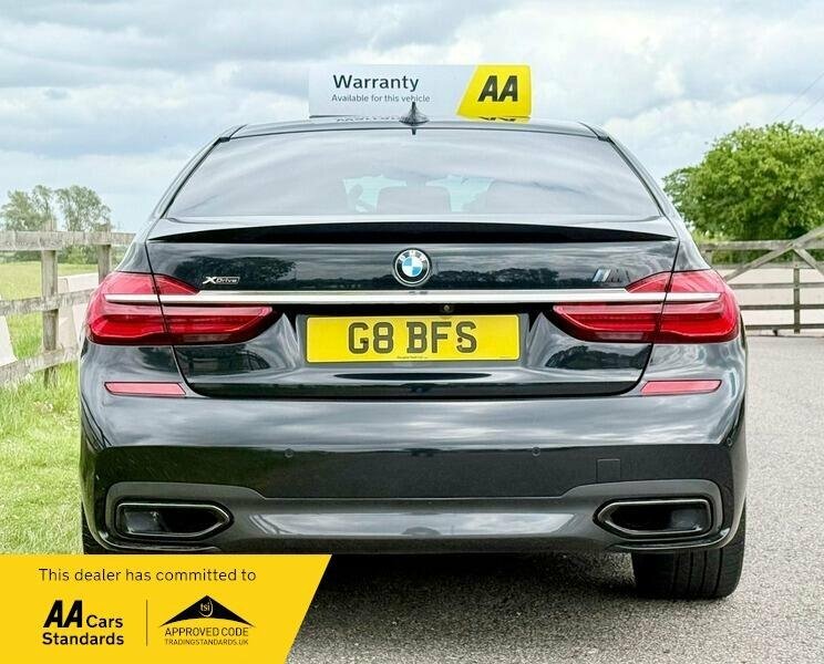 BMW 7 Series 3.0 730D M Sport Xdrive Euro 6 Ss G8BFS Black #5