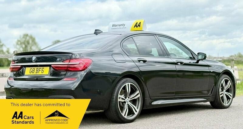 BMW 7 Series 3.0 730D M Sport Xdrive Euro 6 Ss G8BFS Black #6