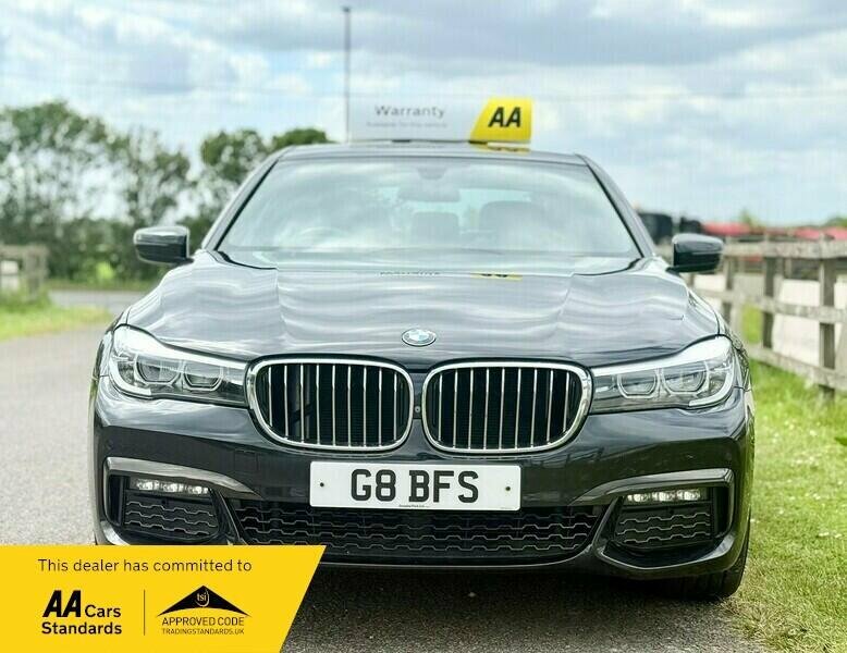 BMW 7 Series 3.0 730D M Sport Xdrive Euro 6 Ss G8BFS Black #3