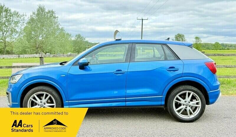 Audi Q2 1.6 Tdi 30 S Line Suv S Tronic Euro 6 SK19DOH Blue #6