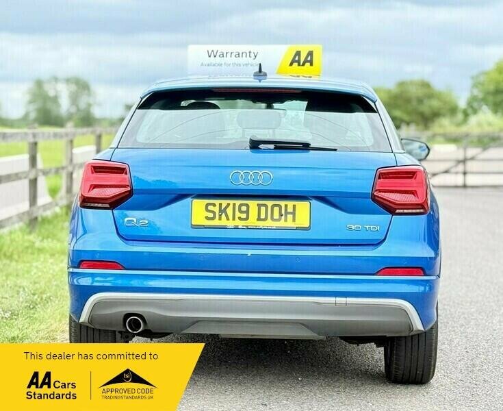 Audi Q2 1.6 Tdi 30 S Line Suv S Tronic Euro 6 SK19DOH Blue #5