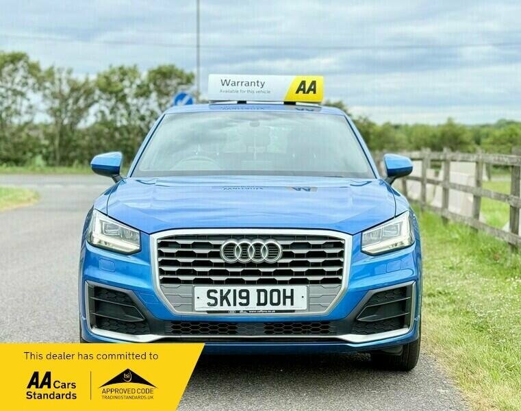 Audi Q2 1.6 Tdi 30 S Line Suv S Tronic Euro 6 SK19DOH Blue #3