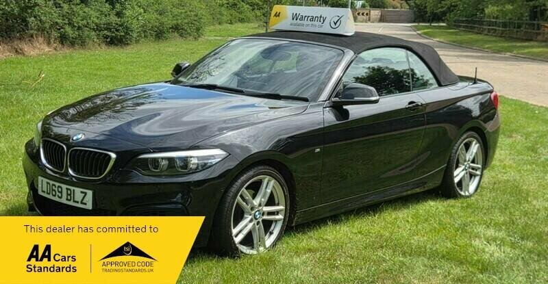 BMW 2 Series 1.5 218I Gpf M Sport Convertible E LD69BLZ Black
