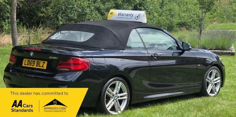 BMW 2 Series 1.5 218I Gpf M Sport Convertible E LD69BLZ Black #5