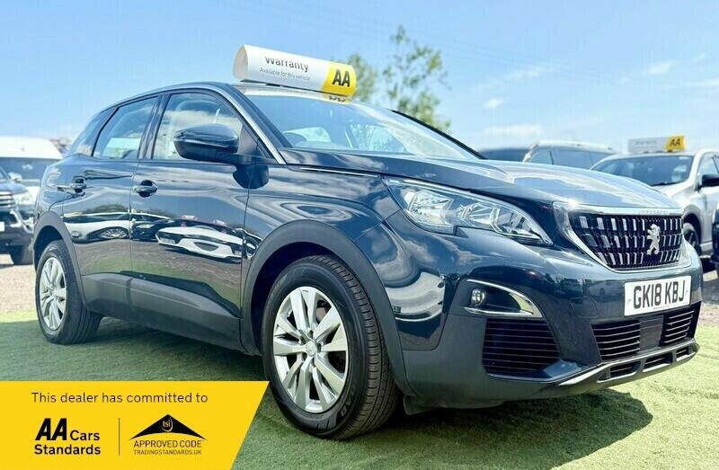 Peugeot 3008 1.6 Bluehdi Active Euro 6 Ss GK18KBJ Grey #2